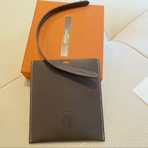 Moynat leather luggage tag/or whatever? Never used